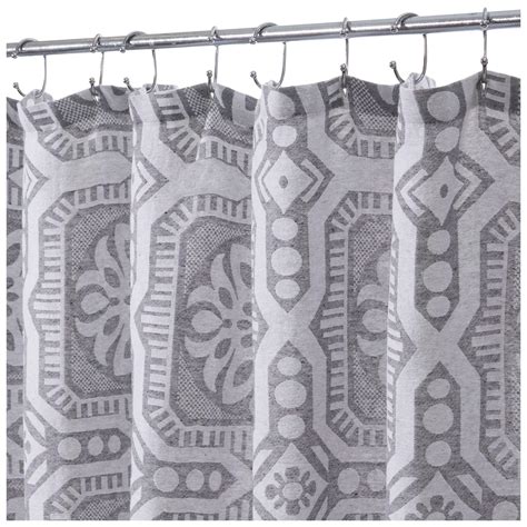 fabric shower curtain metallic jacquard|jacquard shower curtain damask.